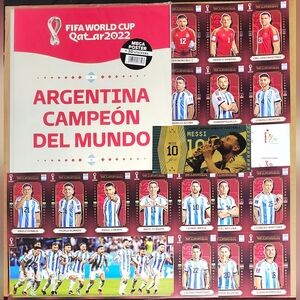 Fifa World Cup 2022 Qatar Panini "Argentina Campeon 2022"